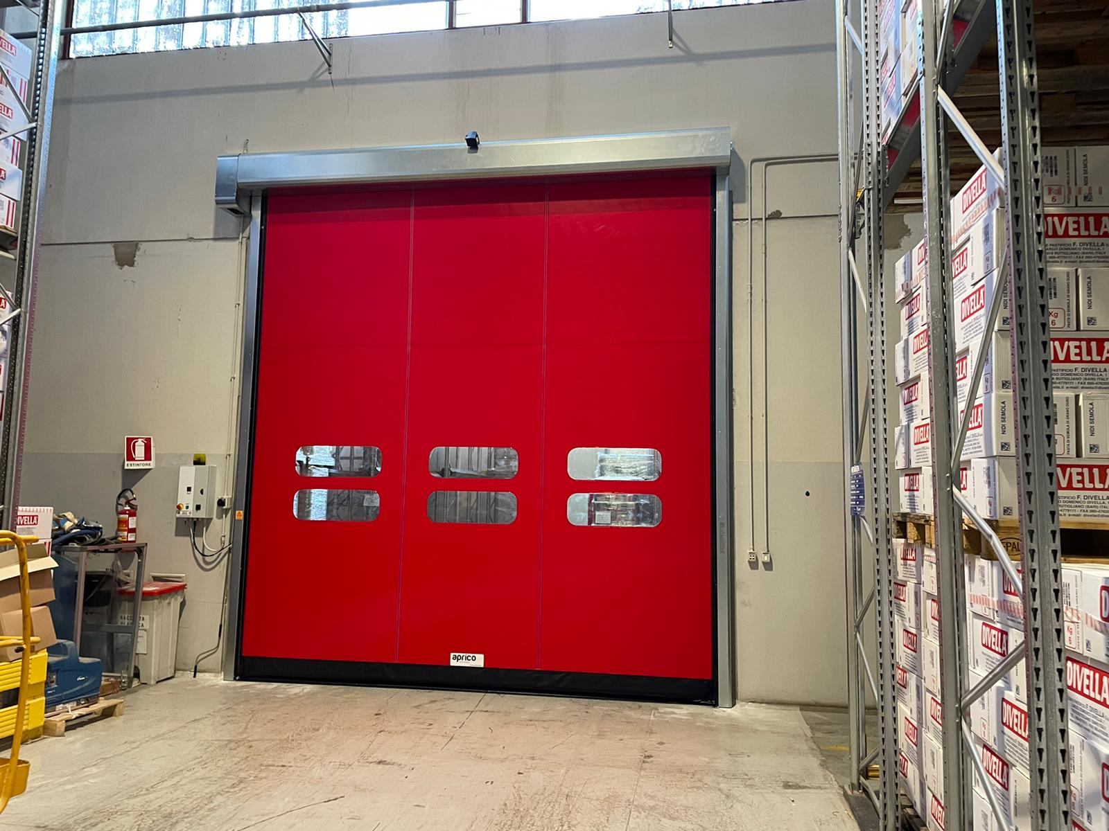 porta rapida ad avvolgimento