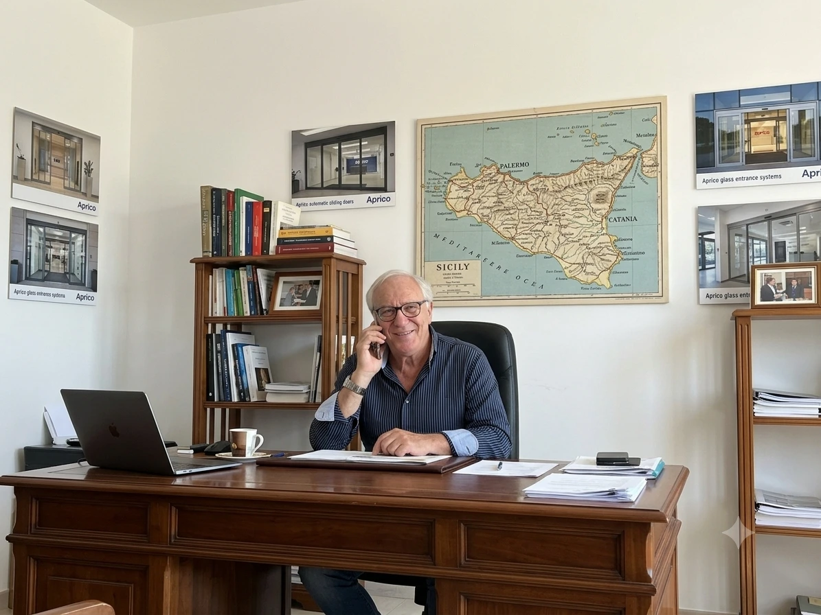 Mario marchetti, titolare della società Marchetti Automatismi Sicilia.