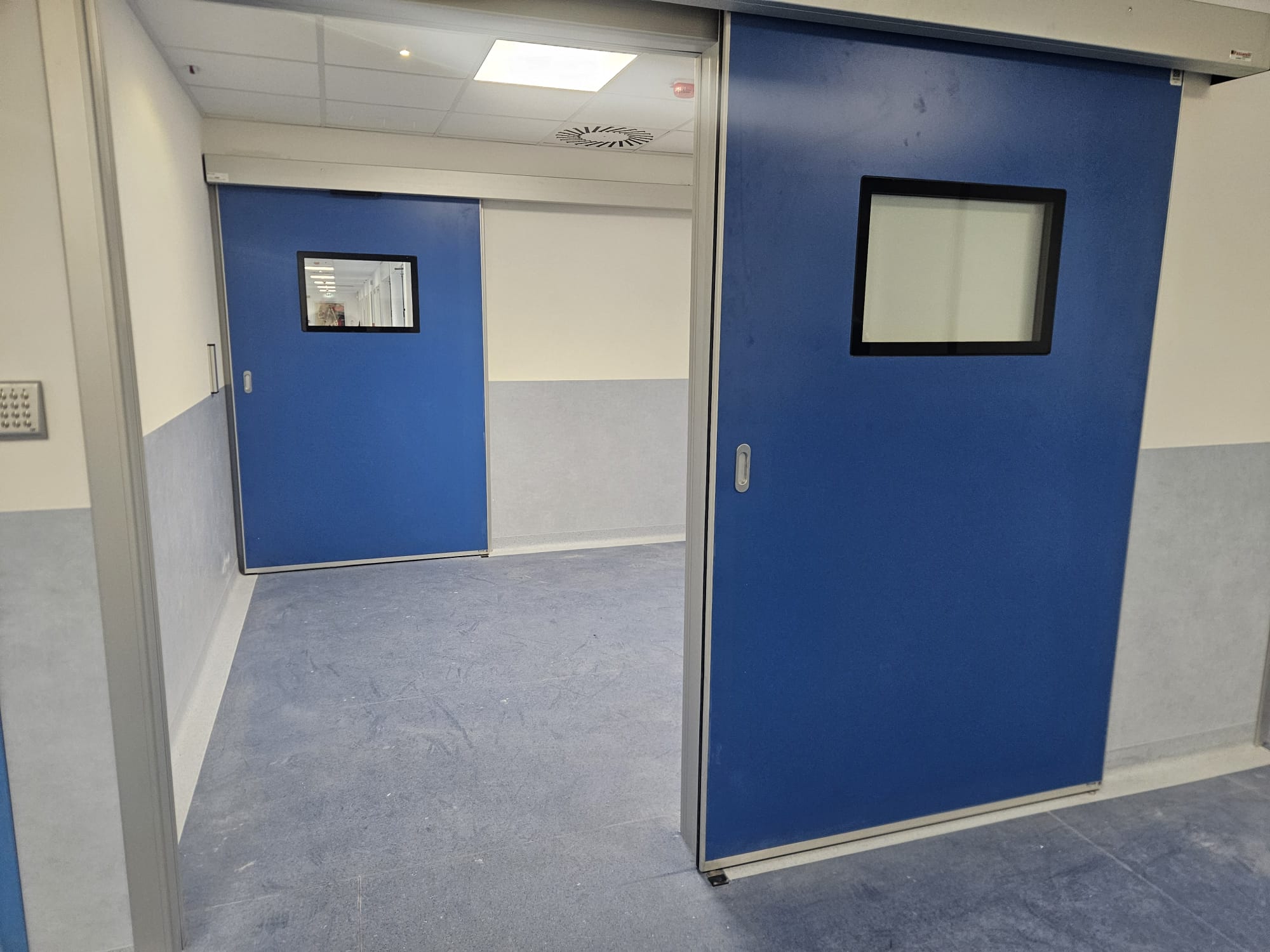 porte H-Open per ambienti sanitari presso Ospedale Pertini di Roma