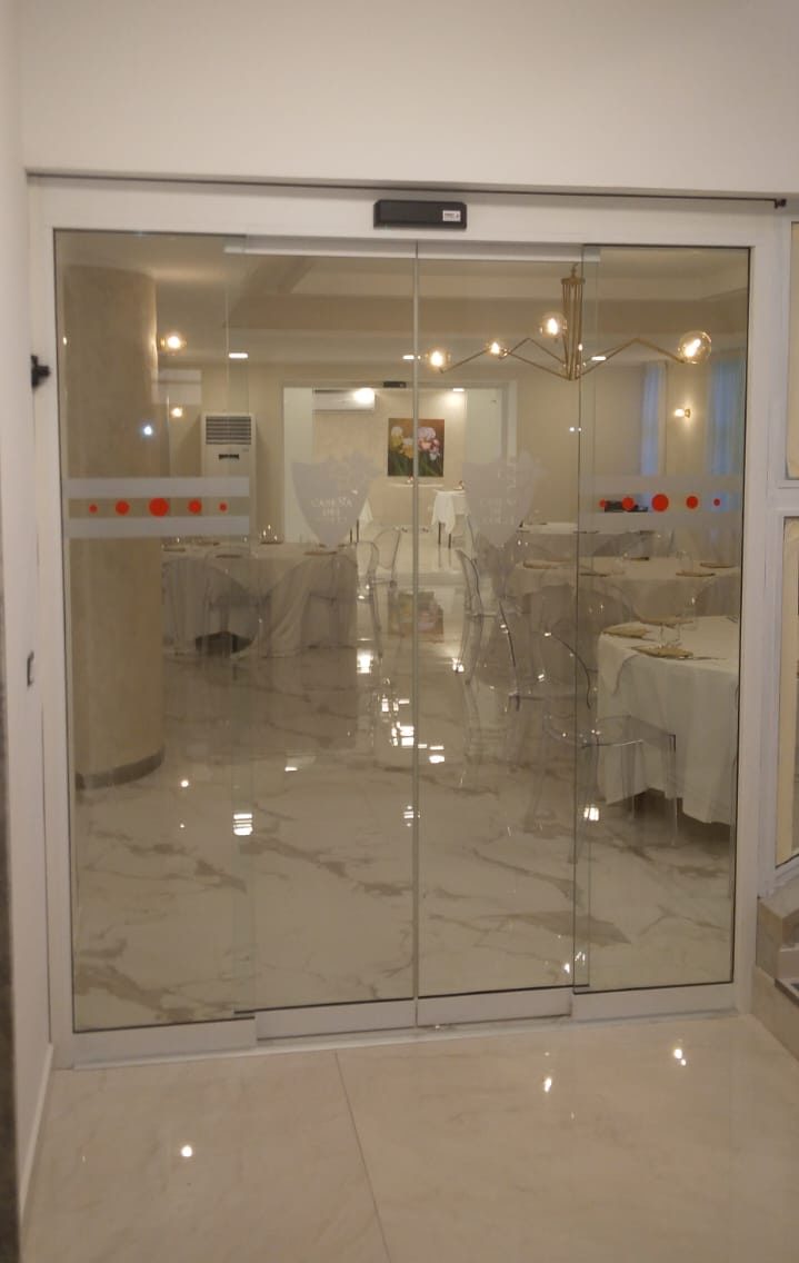 porta automatica scorrevole