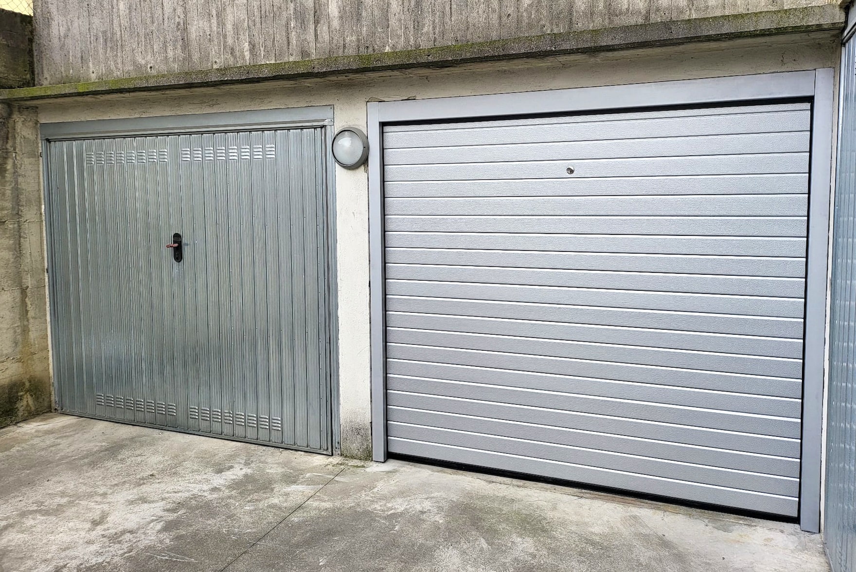 porta sezionale per garage e porta basculante