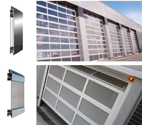 Porte sezionali modello Europa.